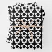 Hippie-Blume-Muster Geschenkpapier Set (Beispiel)