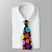Hippie Blume Neck Tie Krawatte (Gebunden)