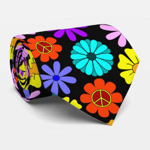 Hippie Blume Neck Tie Krawatte