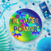 Hippie Blume Power Party Teller (Party)