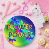 Hippie Blume Power Party Teller (Party)