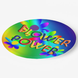 Hippie Blume Power Party Teller