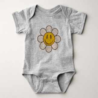 Hippie Blume Power Säugling Outfit Baby Strampler