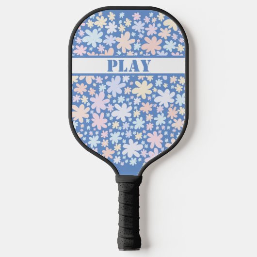 Hippie-Blume sind so Groovy Pickleball Schläger (Vorderseite)