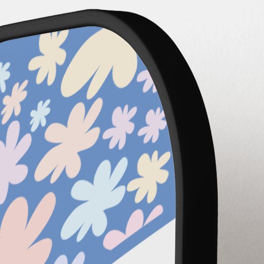 Hippie-Blume sind so Groovy Pickleball Schläger (Linke Seite)