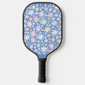 Hippie-Blume sind so Groovy Pickleball Schläger (Rückseite)
