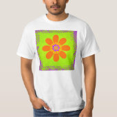 Hippie-Blume T-Shirt (Vorderseite)