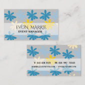 Hippie Blume Visitenkarte (Vorne/Hinten)