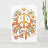 Hippie Bohemian Vibes Blank Art Card Karte (Vorderseite)