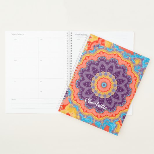 Hippie Bohemisch Mandala Lila Mix Personalisiert Planer (Anzeige)