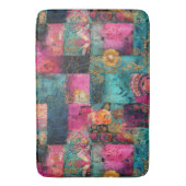 Hippie Boho Bath Mat Badematte (Vorderseite Vertikal)