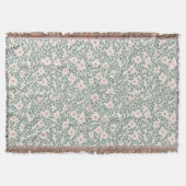 Hippie Boho Blumenmuster Decke (Vorderseite)