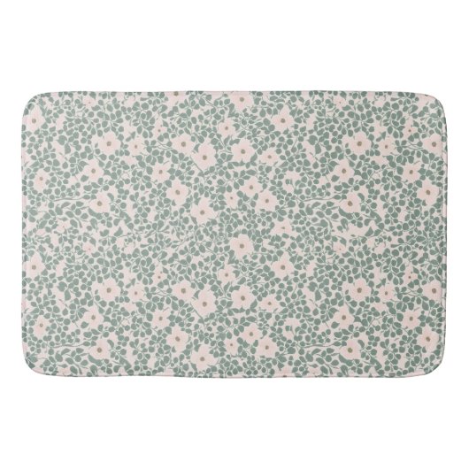 Hippie Boho Floral Badematte (Vorderseite)