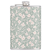 Hippie Boho Floral Flachmann (Vorderseite)