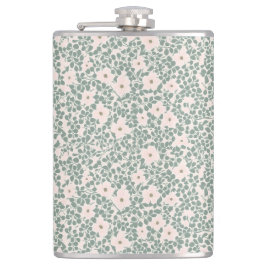 Hippie Boho Floral Flachmann