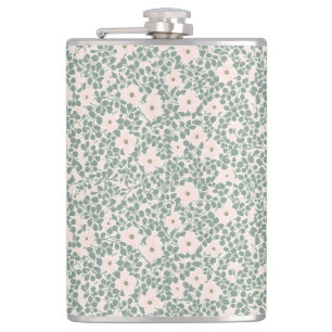 Hippie Boho Floral Flachmann