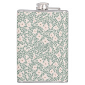 Hippie Boho Floral Flachmann (Rückseite)