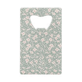 Hippie Boho Floral Geldbeutel Flaschenöffner (Rückseite)