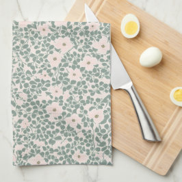 Hippie Boho Floral Geschirrtuch