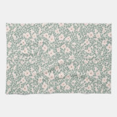 Hippie Boho Floral Geschirrtuch (Horizontal)