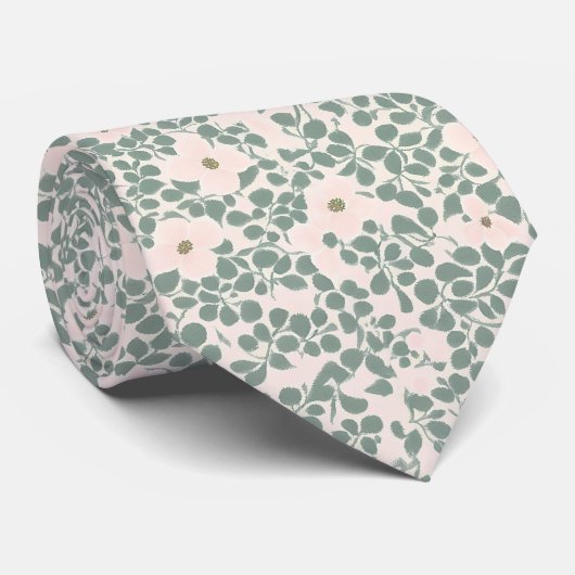 Hippie Boho Floral Krawatte (Gerollt)