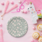 Hippie Boho Floral Pappteller (Party)