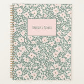 Hippie Boho Floral Planer (Vorderseite)
