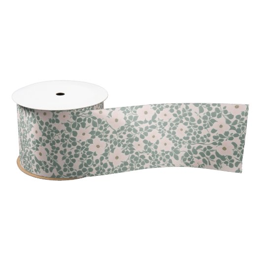 Hippie Boho Floral Satinband (Spule)