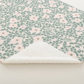Hippie Boho Floral Sherpadecke (3/4)