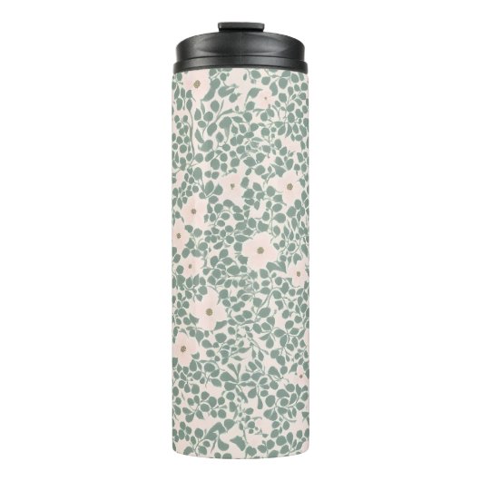 Hippie Boho Floral Thermosbecher (Vorderseite)