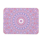 Hippie Boho Funky Groovy Bohemisch Kaleidoscope Magnet (Horizontal)