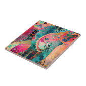 Hippie Boho Keramik Tile Fliese (Seite)