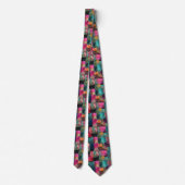 Hippie Boho Neck Tie Krawatte (Rückseite)