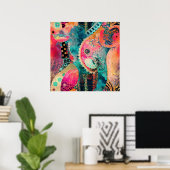 Hippie Boho Poster (Heimbüro)