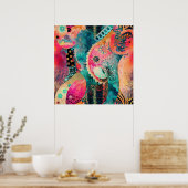 Hippie Boho Poster (Küche)