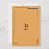 Hippie Boho Watercolor Brautparty Einladung (Rückseite)