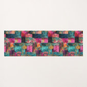 Hippie Boho Yoga Mat Yogamatte (Rückseite (Horizontal))