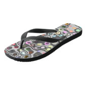 Hippie-Breiten-Flip-Flops Badesandalen (Schrägansicht)