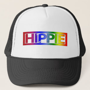 Hippie-Briefmarke Truckerkappe
