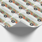 Hippie-Bus Geschenkpapier (Ecke)