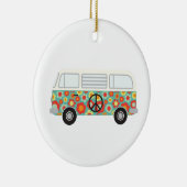 Hippie-Bus Keramik Ornament (Rechts)