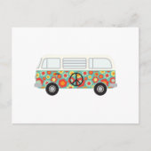 Hippie-Bus Postkarte (Vorderseite)