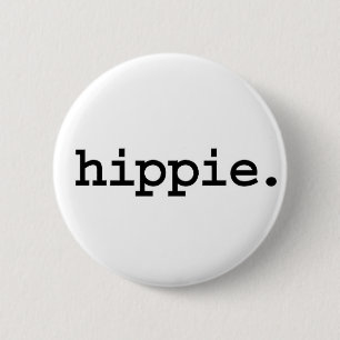 Hippie. Button