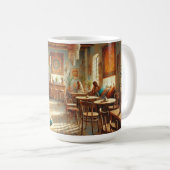 Hippie Cafe Kaffeetasse (VorderseiteRechts)