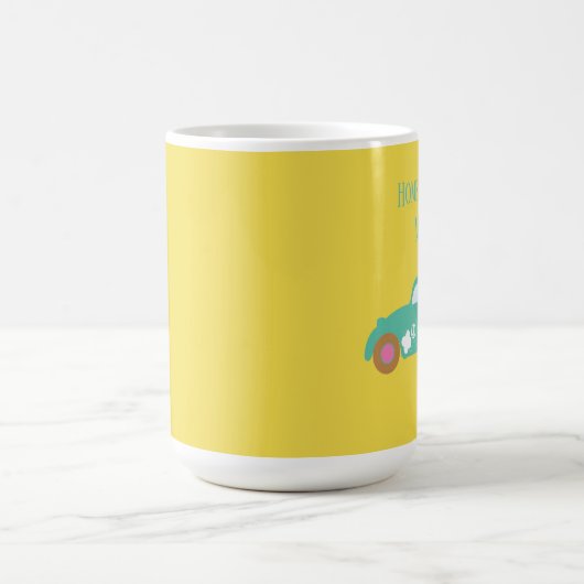 Hippie Car Hausschule Mama Kaffeetasse (Mittel)