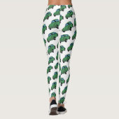 Hippie Car Zeichne benutzerdefinierte Leggings (Rückseite)