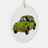 Hippie Car Zeichnend Circle Ornament (Rechts)
