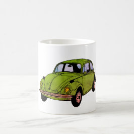 Hippie Car Zeichnend Tasse