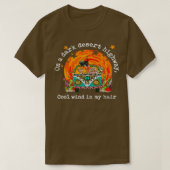 Hippie Cat ON A DARK DESERT HIGHWAY cooler Wind in T-Shirt (Design vorne)