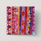 Hippie Chic Button (Vorderseite)